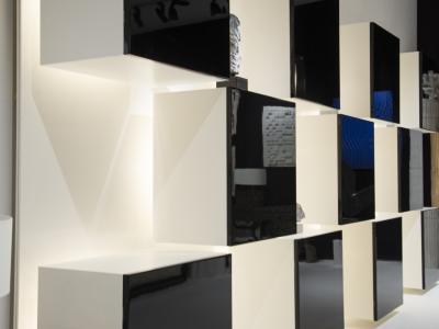  Acerbis Rare bookcase in lacquered wood by Acerbis International circa 1970