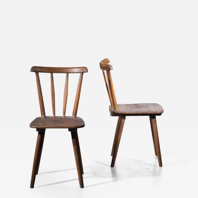  Adolf G Schneck Pair of Tubinger chairs by Adolf G Schneck Germany 1930s