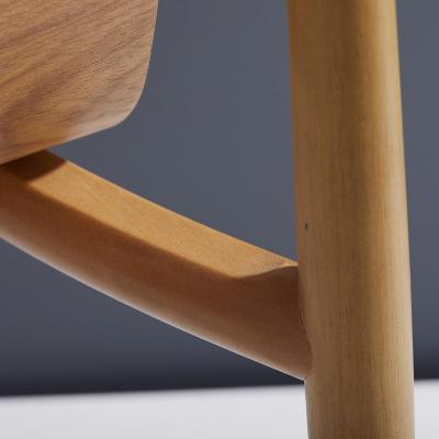  Adolini Simonini Contemporary Chair in Natural Solid Wood Upholstered Natural Wood Back Arms