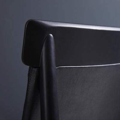  Adolini Simonini Contemporary Chair in Natural Solid Wood Upholstered Quilted No Arms