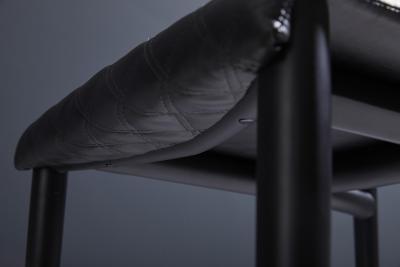  Adolini Simonini Contemporary Chair in Natural Solid Wood Upholstered Quilted No Arms