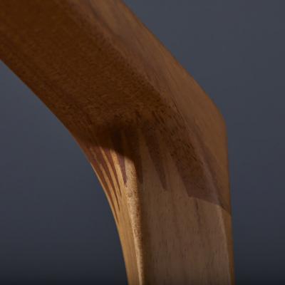  Adolini Simonini Dining chair in Leather and solid wood Contemporary Brazilian Design