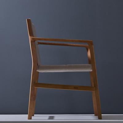  Adolini Simonini Dining chair in Leather and solid wood Contemporary Brazilian Design