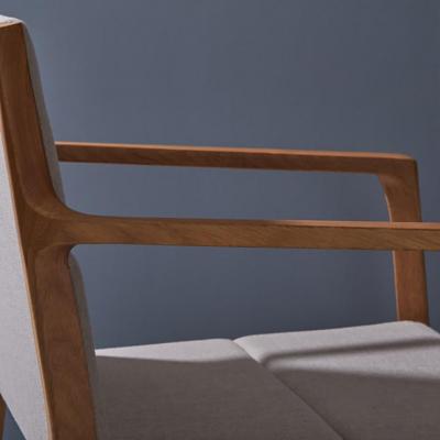  Adolini Simonini Dining chair in Leather and solid wood Contemporary Brazilian Design