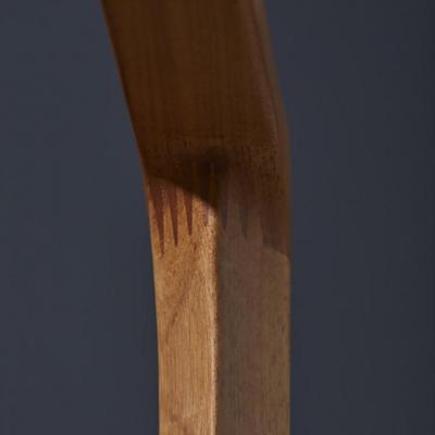  Adolini Simonini Dining chair in Leather and solid wood Contemporary Brazilian Design