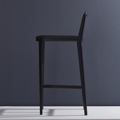  Adolini Simonini Minimal Style Solid Wood Stool Textiles or Leather Seatings Caning ebonized