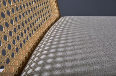  Adolini Simonini Minimal Style chair Solid Wood textiles or leather Seating Caning Backboard