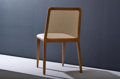  Adolini Simonini Minimal Style chair Solid Wood textiles or leather Seating Caning Backboard