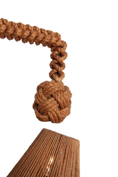  Adrien Audoux Frida Minet Audoux Minet Anchor Rope Sconce 1960s