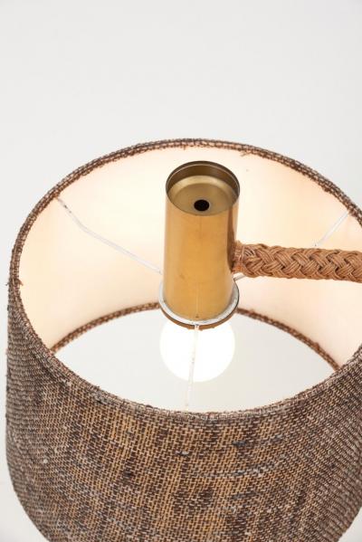  Adrien Audoux Frida Minet Elegant Fine Minet Rope Table Lamp by Adrien Audoux