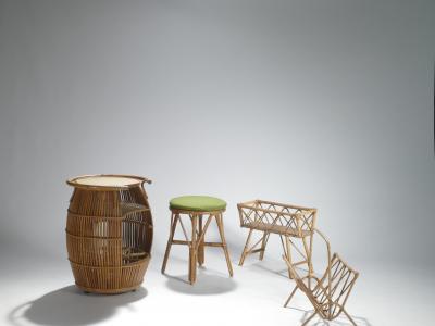  Adrien Audoux Frida Minet Mid century Set of garden decoration Audoux Minet 1950s