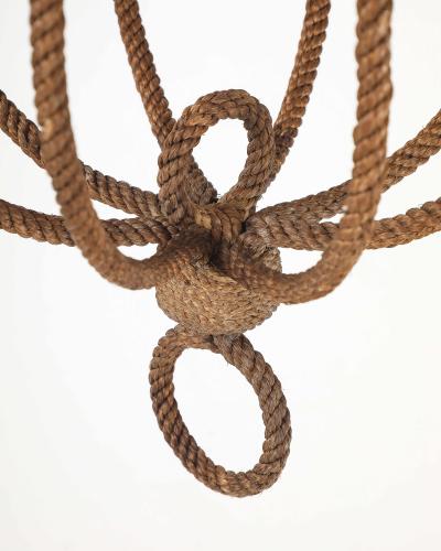  Adrien Audoux Frida Minet Rope Pendant by Audoux and Minet France c 1960