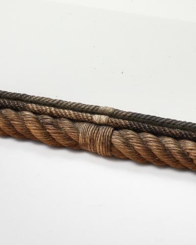  Adrien Audoux Frida Minet Rope and Mirrored Glass by Audoux and Minet France c 1960