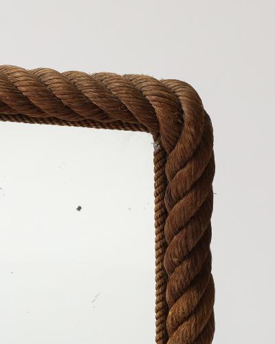  Adrien Audoux Frida Minet Rope and Mirrored Glass by Audoux and Minet France c 1960