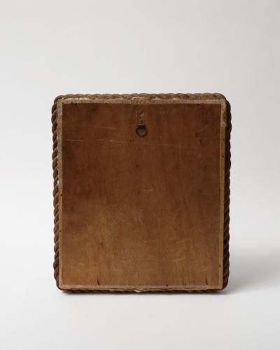  Adrien Audoux Frida Minet Rope and Mirrored Glass by Audoux and Minet France c 1960