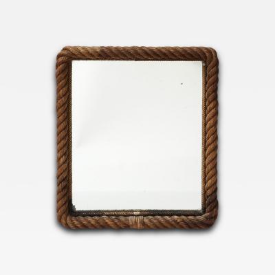  Adrien Audoux Frida Minet Rope and Mirrored Glass by Audoux and Minet France c 1960