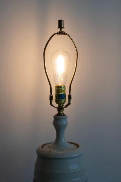  Affiliated Craftsmen Pair of Bob Kinzie for Affiliated Craftsmen Ceramic Table Lamps 1965c 