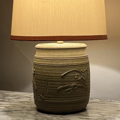  Affiliated Craftsmen Pristine Affiliated Craftsmen Studio Pottery Lamp by Phil Barkdall