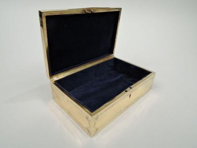  Ahrendt Kautzman Edwardian Classical Silver Gilt Jewelry Box by Ahrendt Kautzman