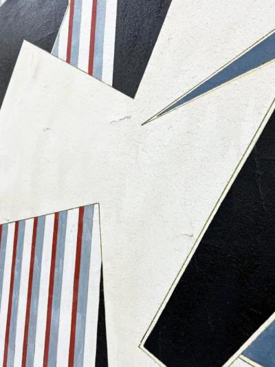  Alain Le Yaouanc Monumental Modern Original Abstract Painting by Alain Le Yaouanc 1960s