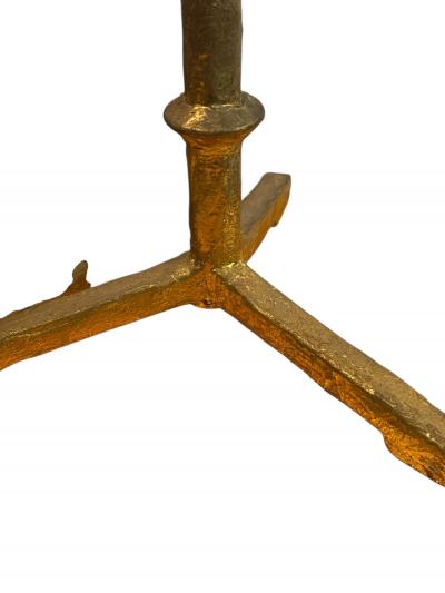  Alberto Diego Giacometti GIACOMETTI GOLD LEAF RESIN SUNBURST ETOILE TABLE LAMPS