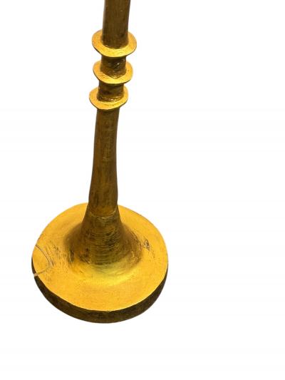  Alberto Diego Giacometti GILT BRONZE PAIR OF TETE DE FEMME FLOOR LAMPS AFTER DIEGO GIACOMETTI