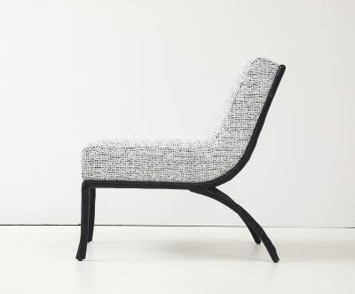  Alberto Diego Giacometti Italian Bronze Twig Framed Lounge Chairs