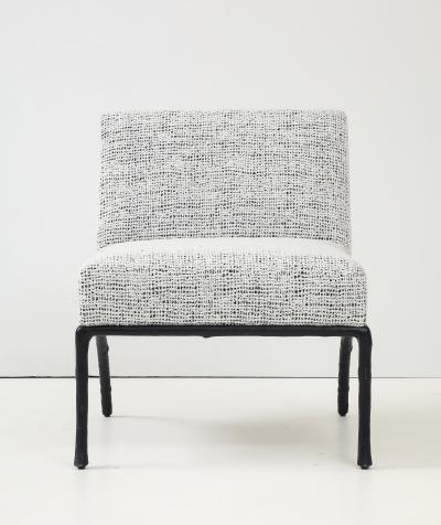  Alberto Diego Giacometti Italian Bronze Twig Framed Lounge Chairs