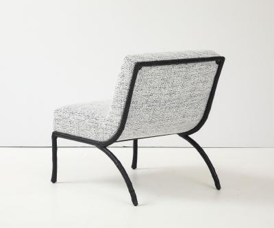  Alberto Diego Giacometti Italian Bronze Twig Framed Lounge Chairs