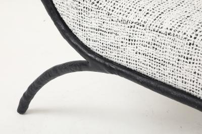  Alberto Diego Giacometti Italian Bronze Twig Framed Lounge Chairs