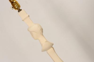  Alberto Diego Giacometti Vintage Figural Resin T te de Femme Caryatid Floor Lamp After Giacometti