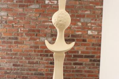  Alberto Diego Giacometti Vintage Figural Resin T te de Femme Caryatid Floor Lamp After Giacometti