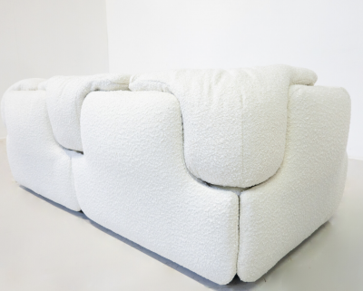  Alberto Rosselli Saporiti Mid Century Confidential Sofa by Alberto Rosselli for Saporiti Italy 1970s