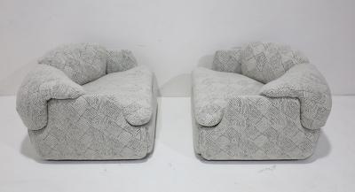 Alberto Rosselli Saporiti Pair of Alberto Rosselli for Saporiti Confidential Lounge Chairs