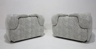 Alberto Rosselli Saporiti Pair of Alberto Rosselli for Saporiti Confidential Lounge Chairs