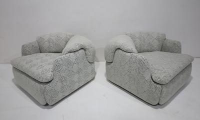 Alberto Rosselli Saporiti Pair of Alberto Rosselli for Saporiti Confidential Lounge Chairs