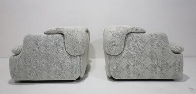 Alberto Rosselli Saporiti Pair of Alberto Rosselli for Saporiti Confidential Lounge Chairs