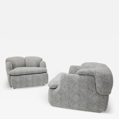  Alberto Rosselli Saporiti Pair of Alberto Rosselli for Saporiti Confidential Lounge Chairs