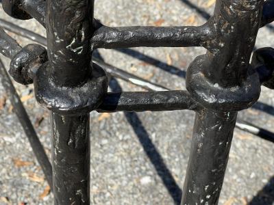  Alberto and Diego Giacometti GIACOMETTI STYLE BRUTALIST METAL CONSOLE WITH BIRD