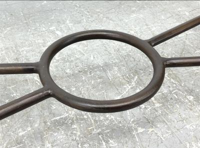  Alberto and Diego Giacometti SCULPTED BRUTALIST BRONZE PATINATED ALUMINUM CONSOLE IN THE STYLE OF GIACOMETTI