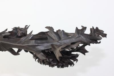  Alessandro Mazzucotelli Extraordinary Thistle Flower Sculpture by Alessandro Mazzucotelli 1910 Italy
