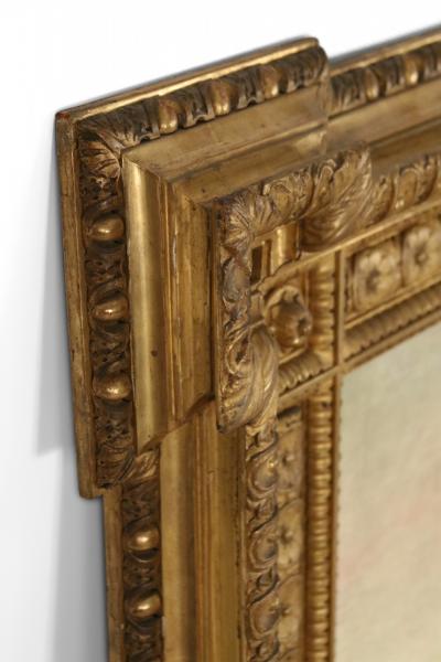  Alessandro Pigna Alessandro Pigna Italian Painting of the Muses in an Ornate Carved Giltwood Fram