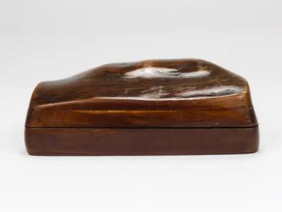  Alexandre Noll Hand Carved Organic Wooden Box with Lid France 1950s