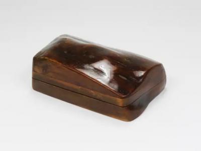  Alexandre Noll Hand Carved Organic Wooden Box with Lid France 1950s