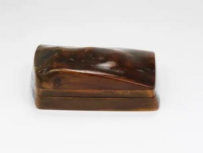  Alexandre Noll Hand Carved Organic Wooden Box with Lid France 1950s
