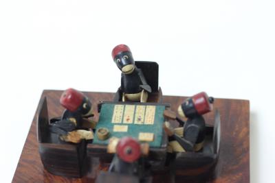  Alfred Dunhill Ltd Art Deco Poker Players Cabinet Accessories by Alfred Dunhill Ltd Paris