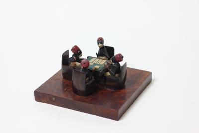  Alfred Dunhill Ltd Art Deco Poker Players Cabinet Accessories by Alfred Dunhill Ltd Paris