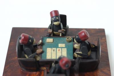  Alfred Dunhill Ltd Art Deco Poker Players Cabinet Accessories by Alfred Dunhill Ltd Paris