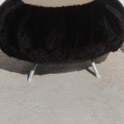  Allermuir Faux Fur Table Stool by Allermuir