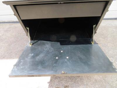  Altavista Lane Fantastic Chinoiserie Black Lacquered Lane Side End Table Mid Century Modern